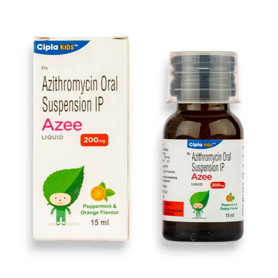 Azee 200mg Peppermint Flavour Dry Syrup