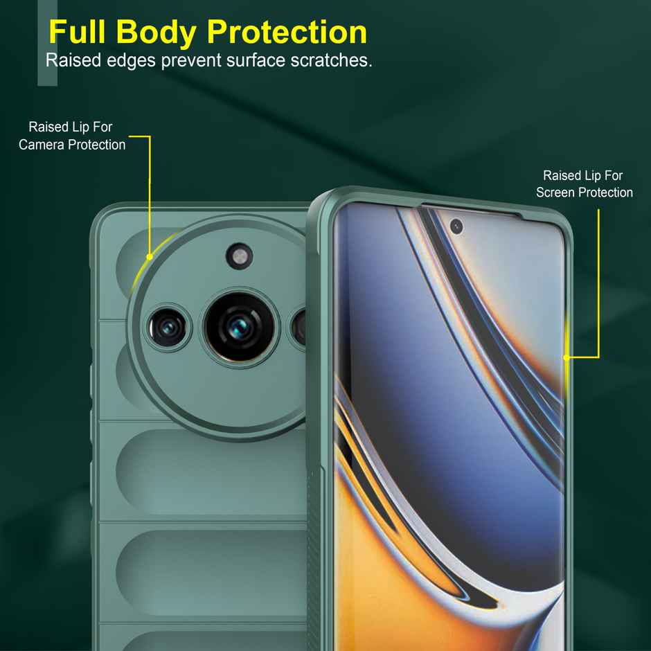 Zapcase Back Cover for Realme 11 Pro | Realme 11 Pro Plus 5G | Magic-DarkGreen