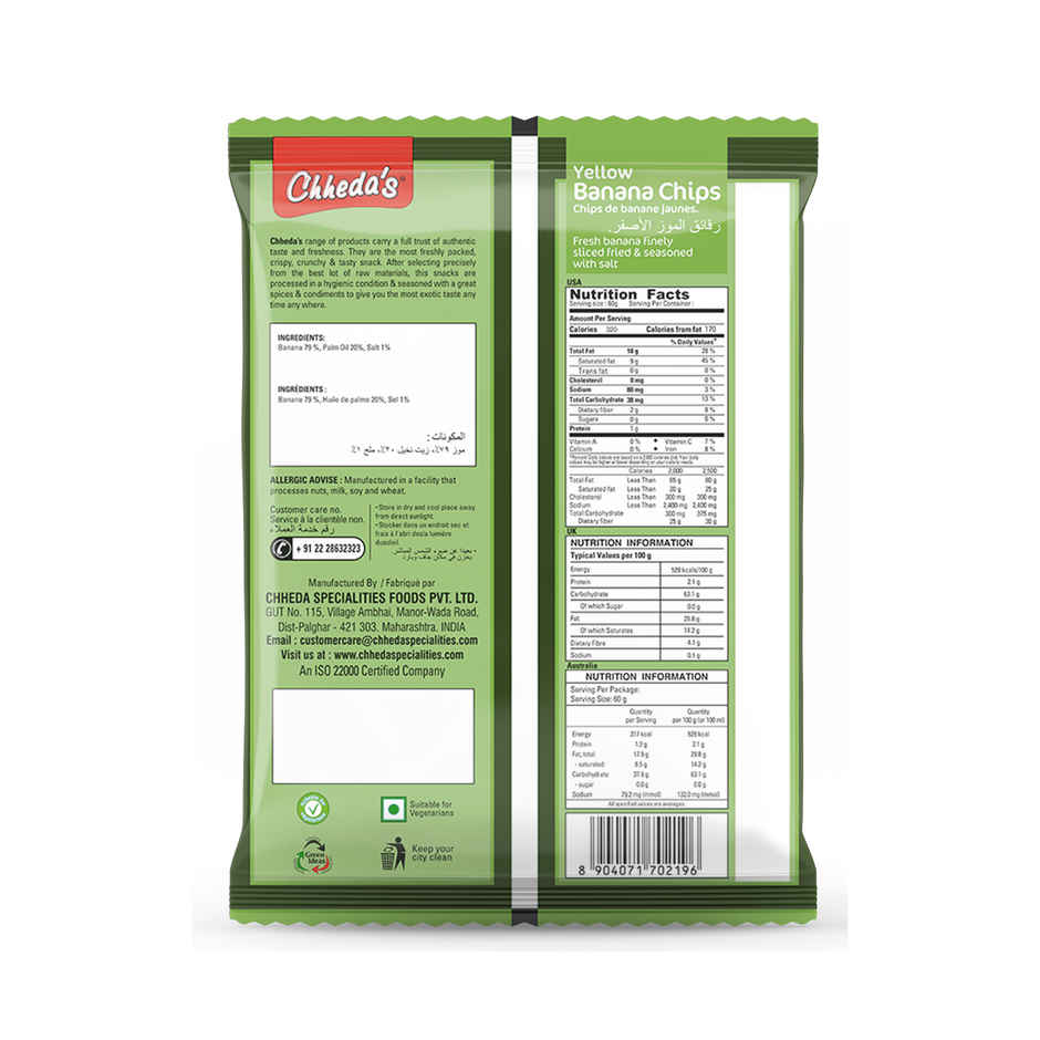 Chheda's Yellow Banana Chips