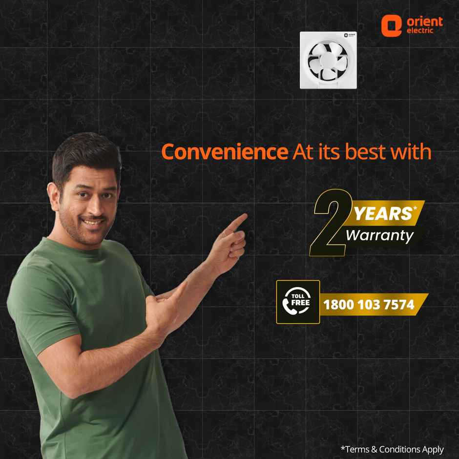 Orient Electric Ventilator, 150mm, 5 Blade, White