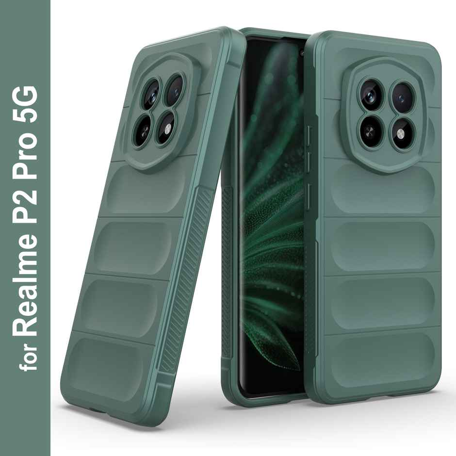 Zapcase Back Cover for Realme P2 Pro 5G | Magic-DarkGreen