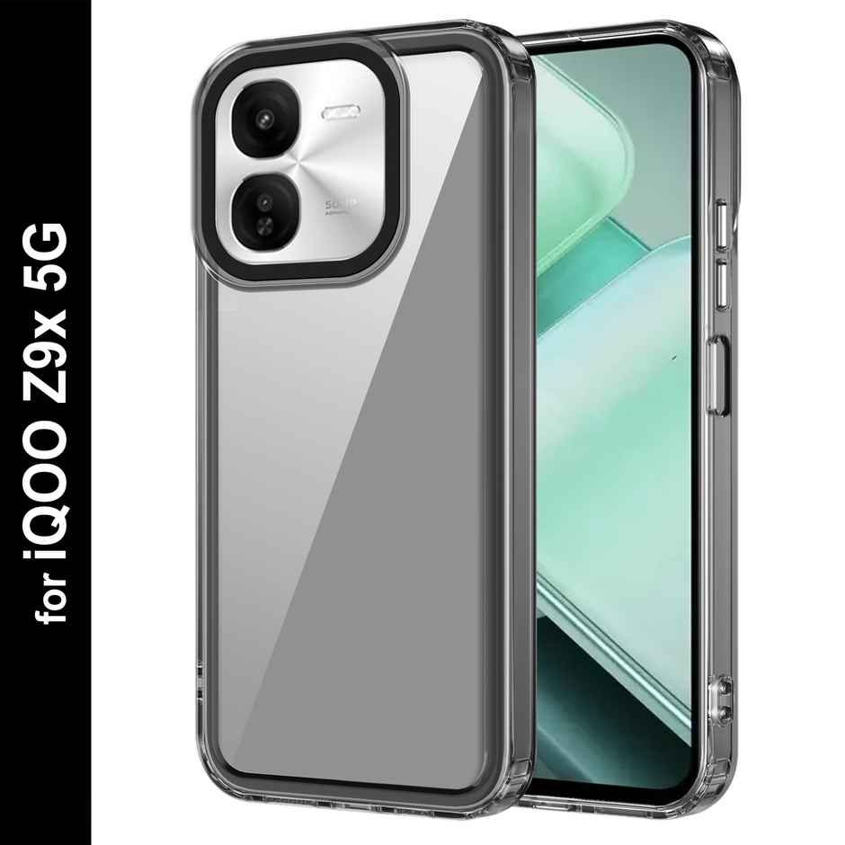 Zapcase Back Cover for iQOO Z9x 5G | Space-Black