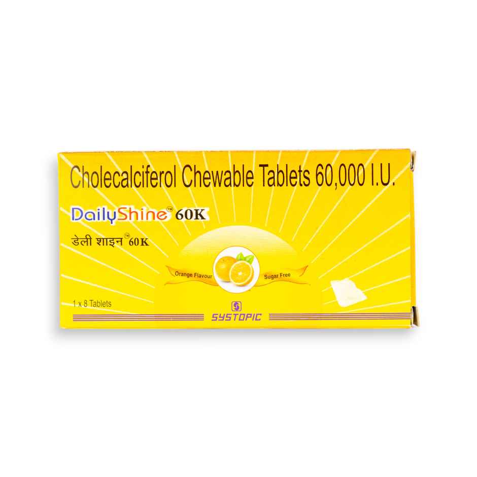 DailyShine 60K Orange Flavour Sugar Free Tablet