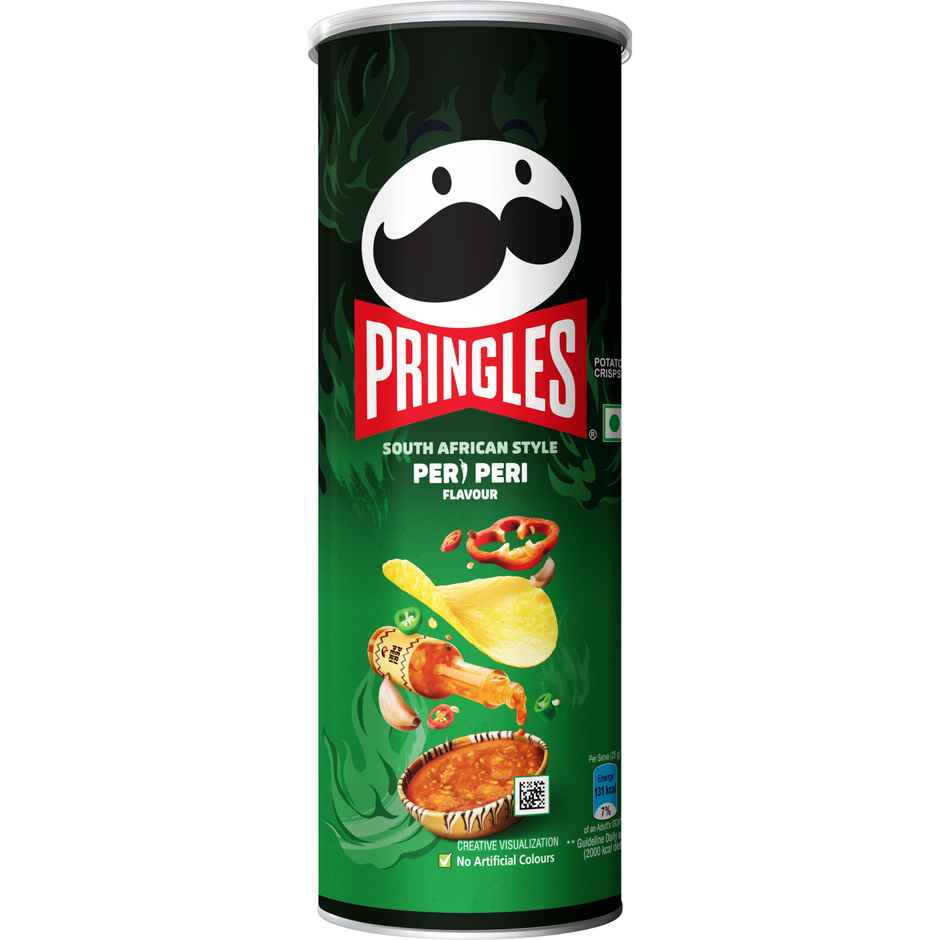 Pringles Potato Chips Peri Peri Flavour |Crispy Snack Combo  
