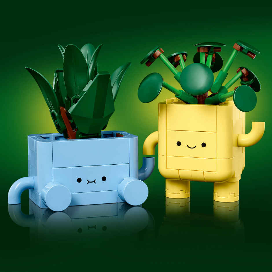 LEGO Botanicals Happy Plants Shelf Decor 10349