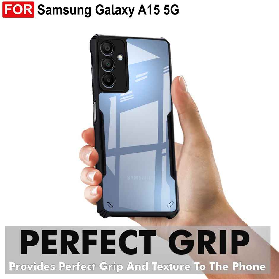 Zapcase Back Cover for Samsung Galaxy A15 5G | Matte-Black