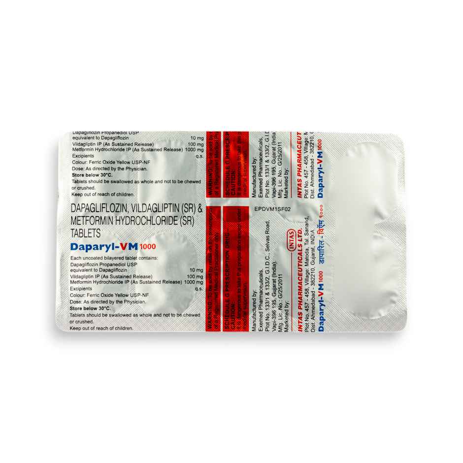 Daparyl-VM 1000 Tablet SR