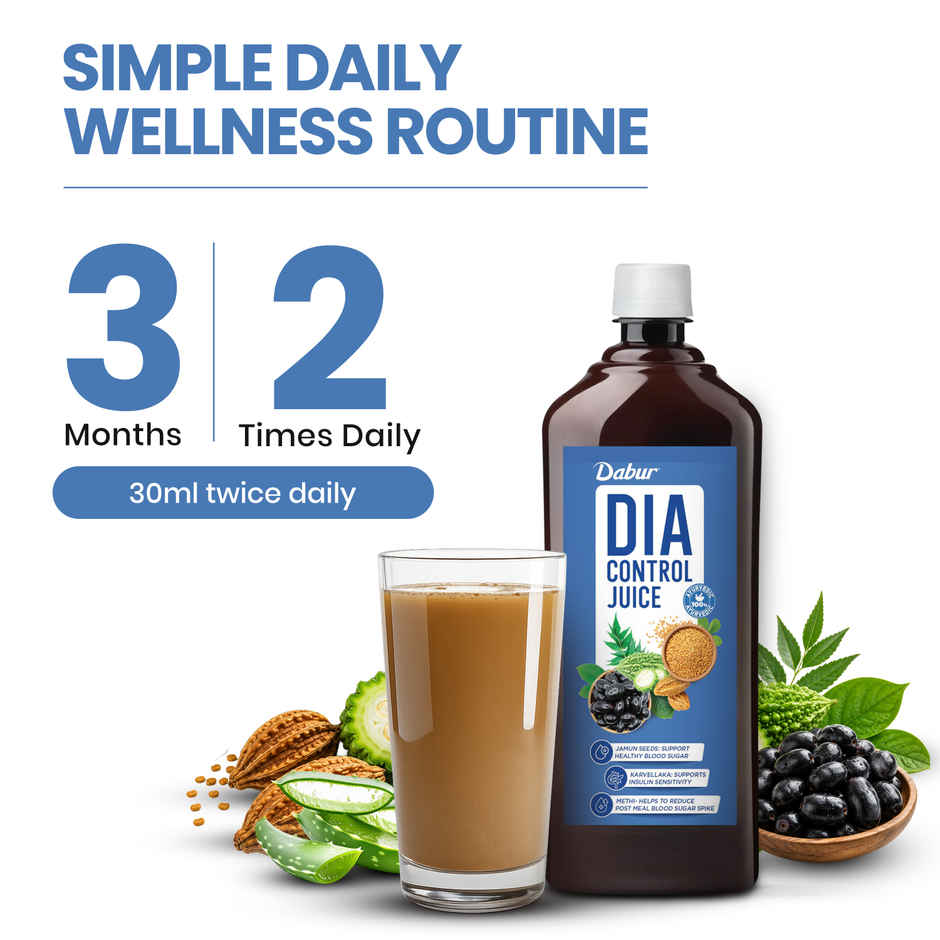 Dabur Dia Control Juice Supports Healthy Blood Sugar