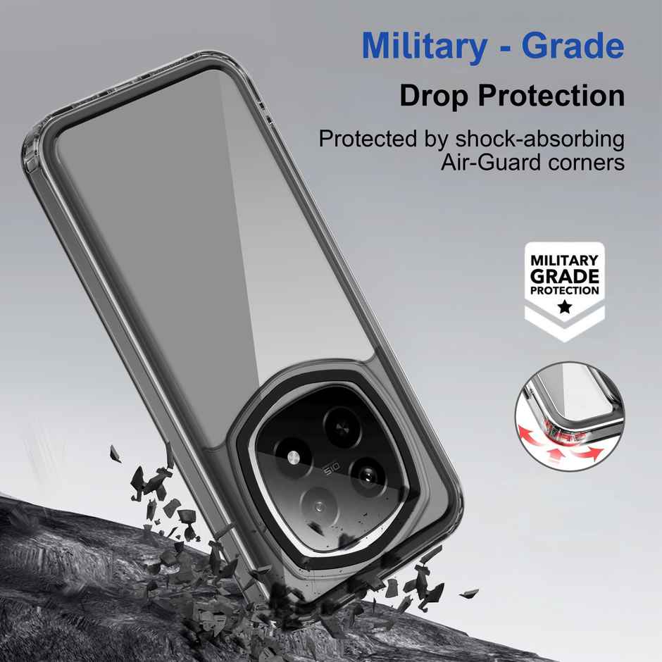 Zapcase Back Cover for Realme P2 Pro 5G | Space-Black