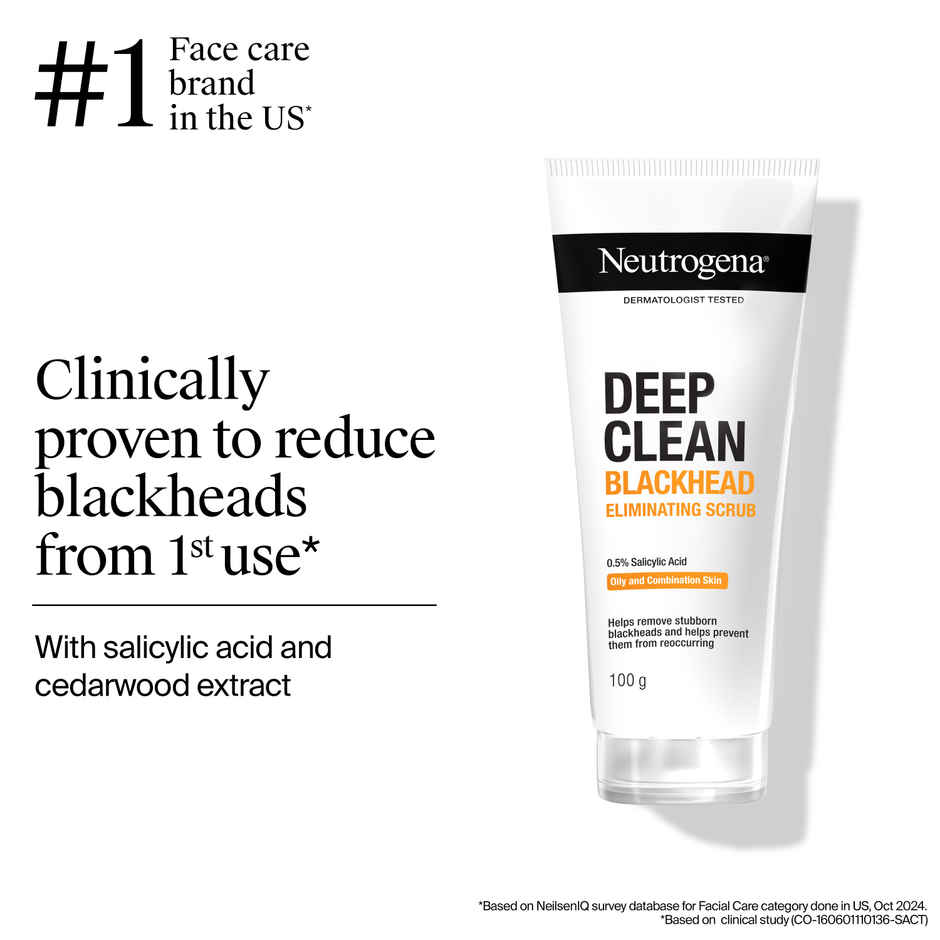 Neutrogena Deep Clean Blackhead Eliminating Daily Scrub