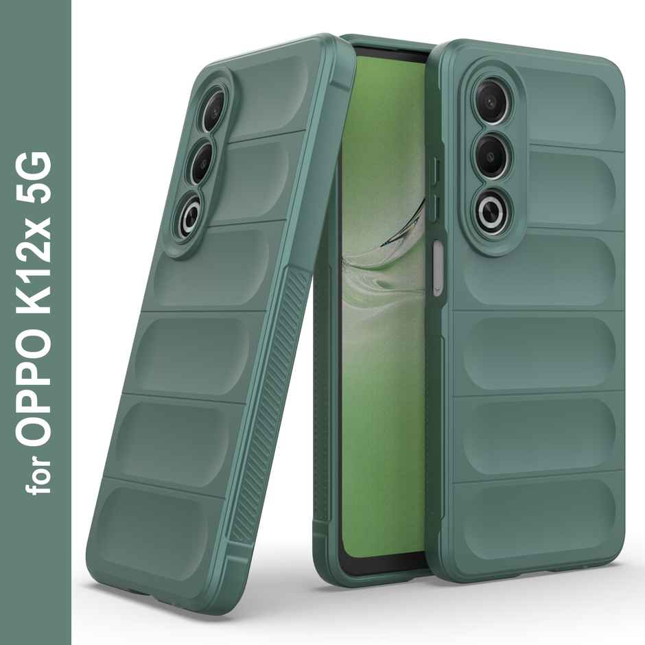 Zapcase Back Cover for OPPO K12x 5G | Magic-DarkGreen