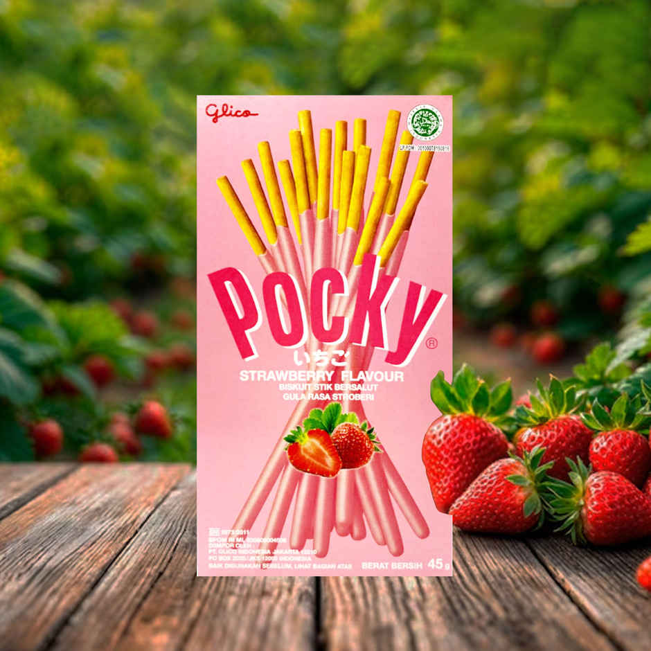 Pocky Strawberry Flavour Biscuit Sticks