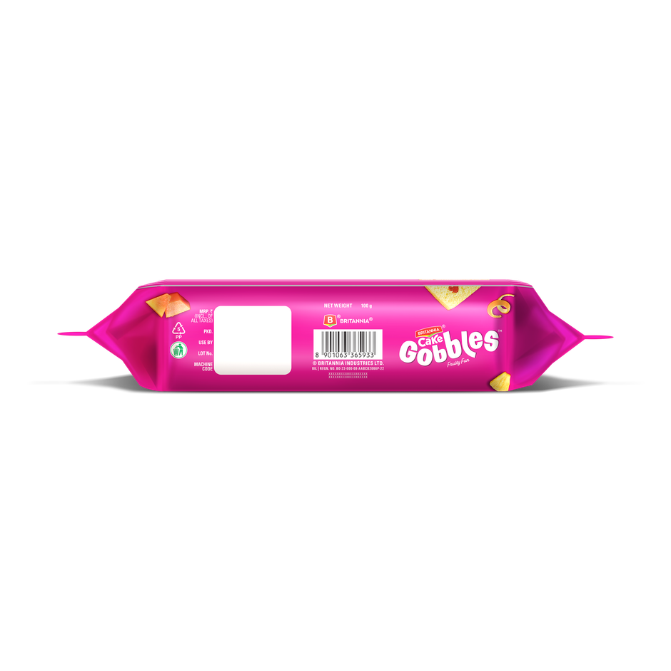 Britannia Gobbles Bar Cake Fruity Fun | Bakery Delight