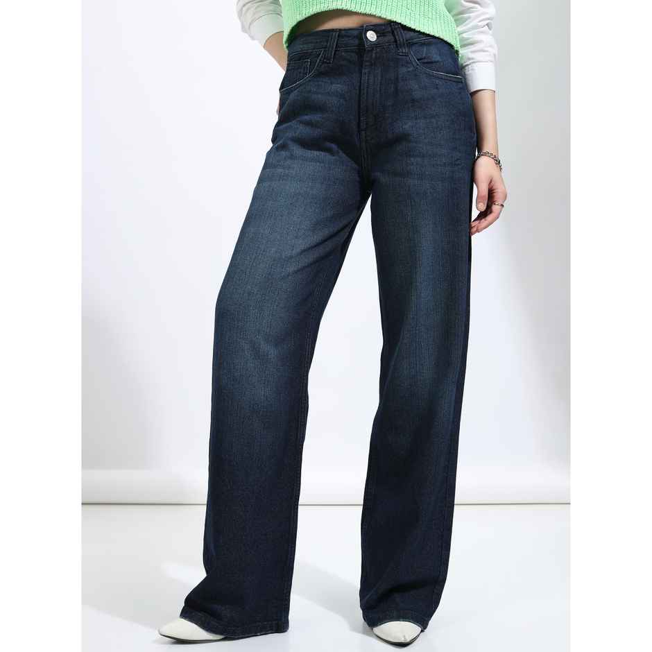 Tokyo Talkies Women's Straight Fit Jeans - 34