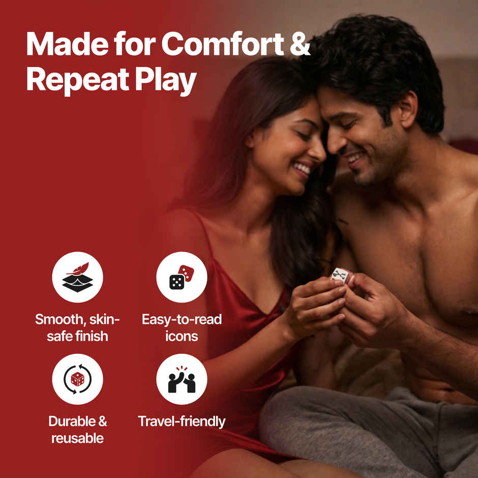 Nooky Noir Intimacy Play Dice Fun Couple Game for Date Nights