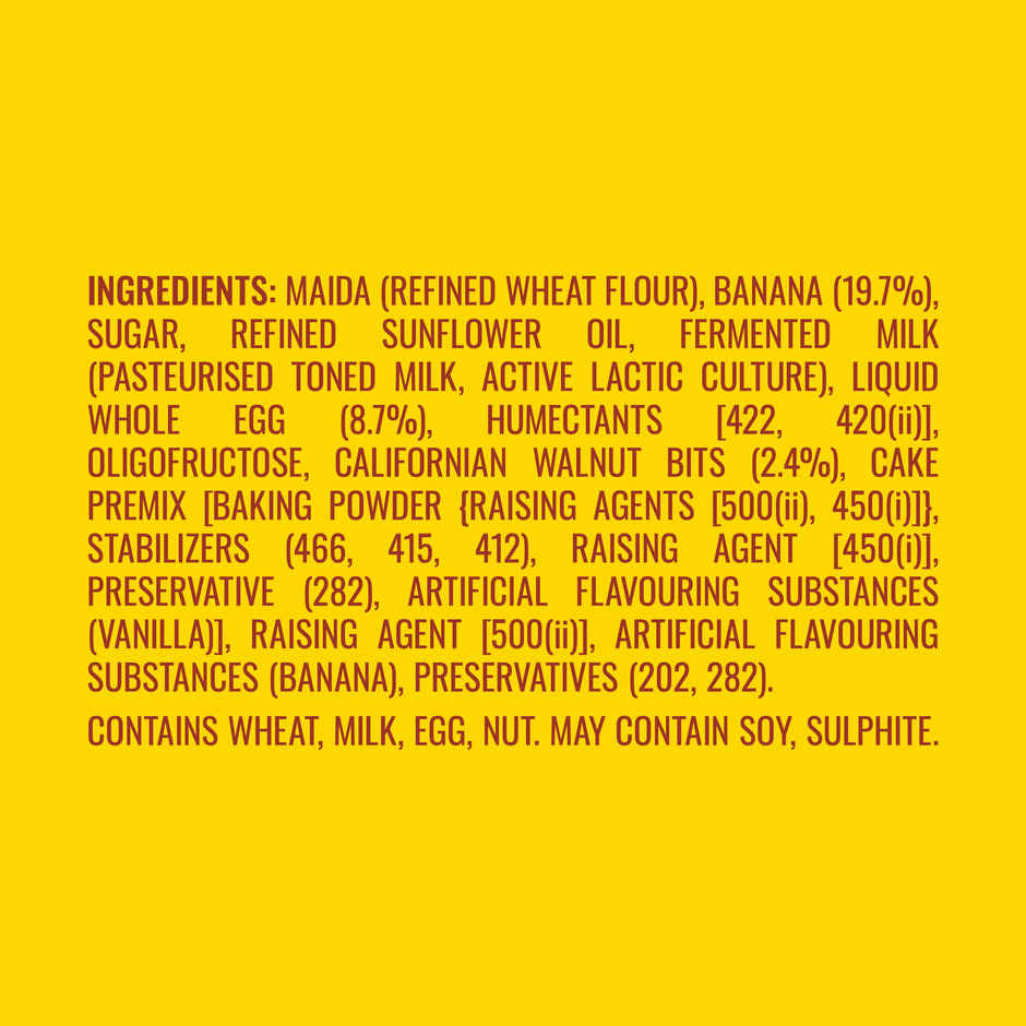 Baked Creation Banana Walnut Bundt Cake