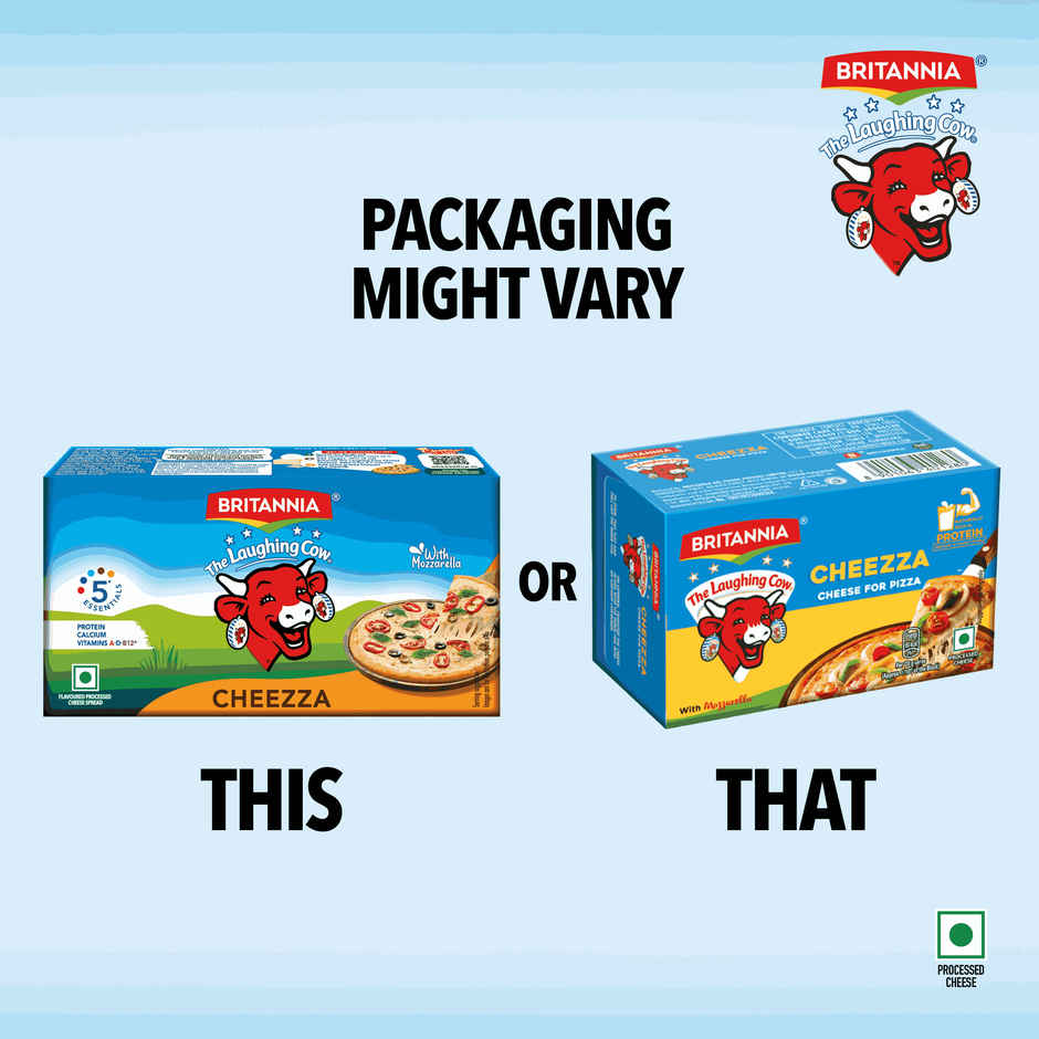 Britannia Laughing Cow Cheese Block 200g With Mozzarella