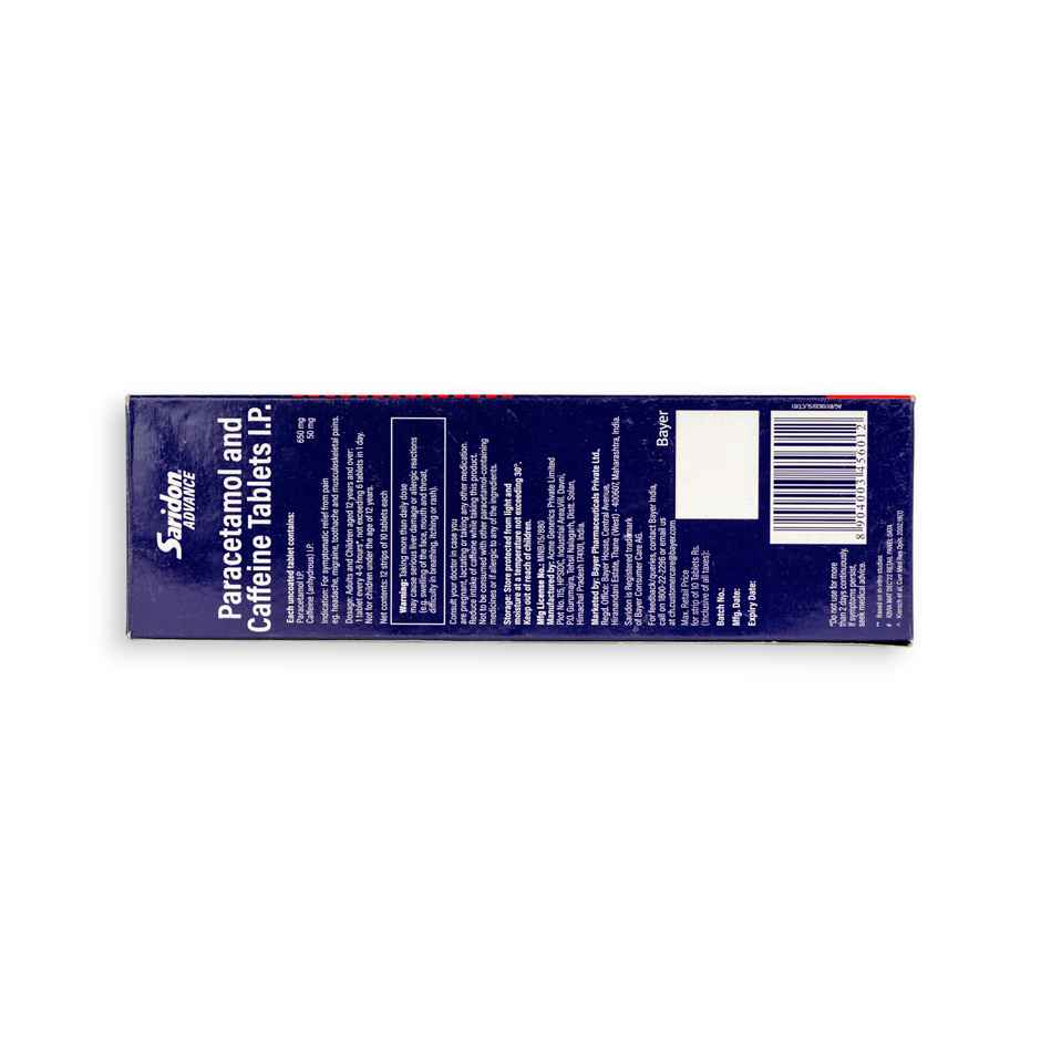 Saridon Advance Tablet Combo
