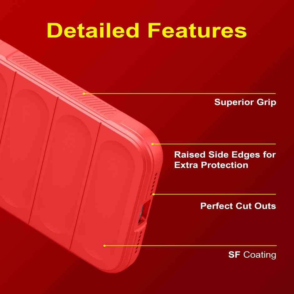 Zapcase Back Cover for OPPO Reno 13 5G | Magic-Red