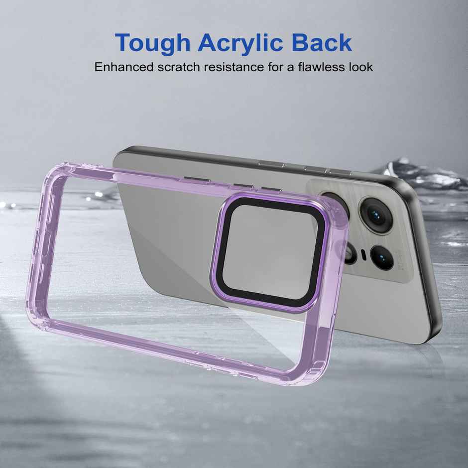 Zapcase Back Cover for Motorola Edge 50 Pro 5G | Space-Purple