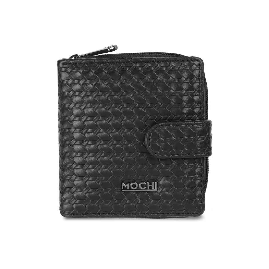 Mochi Black Synthetic Wallet for Women | 95-139-11