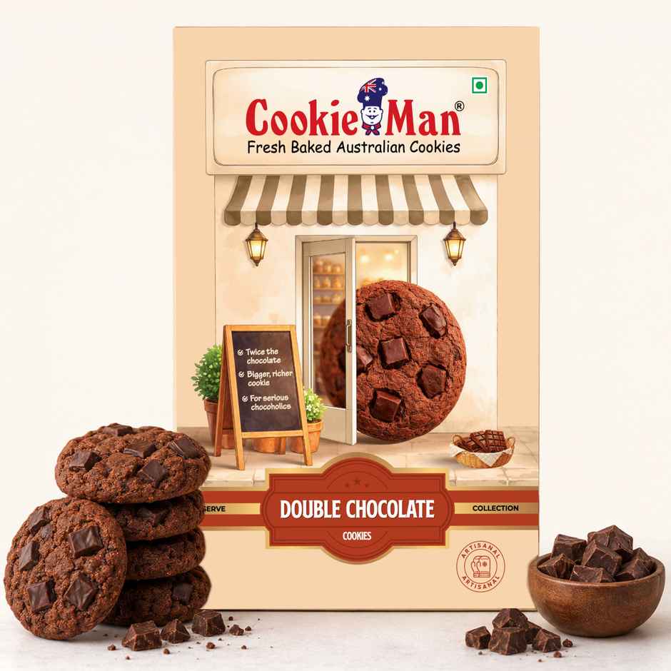 CookieMan Premium Double Chocolate Cookies Biscuits
