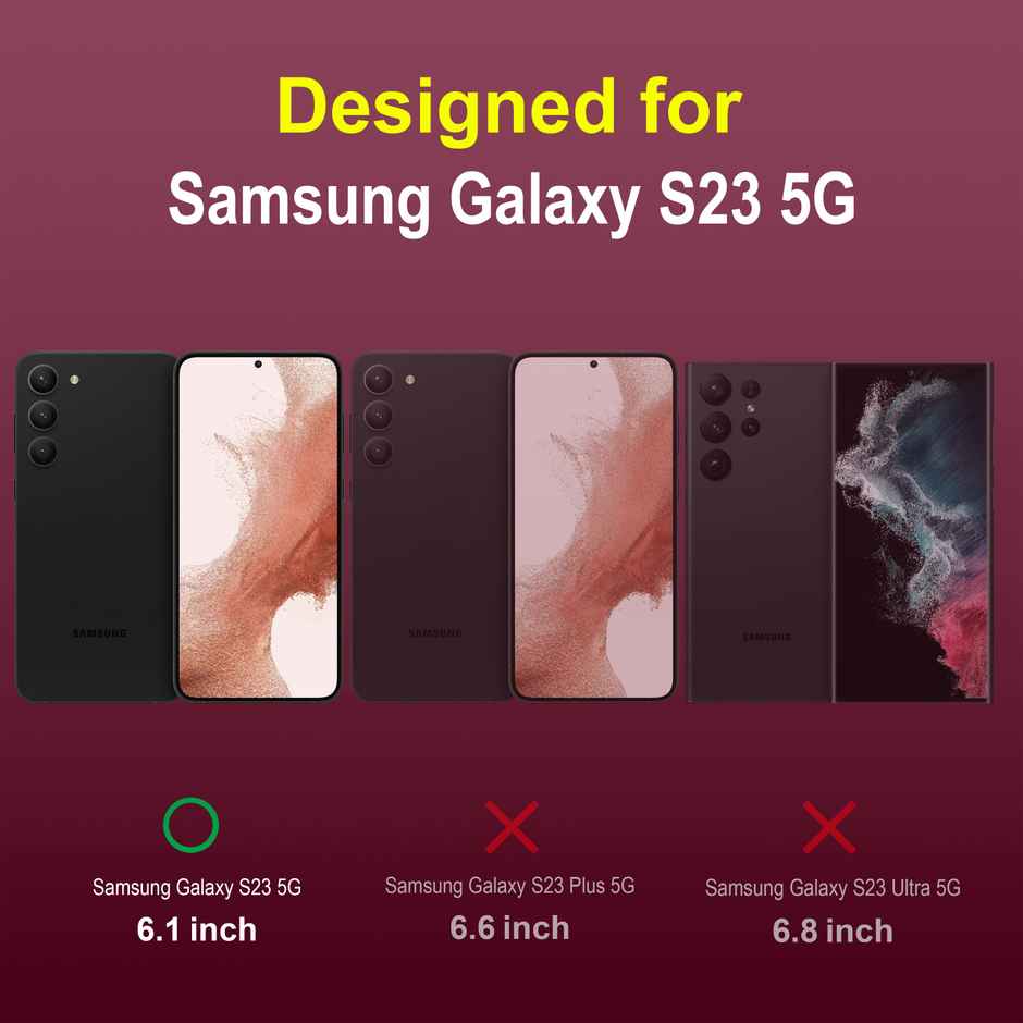 Zapcase Back Cover for Samsung Galaxy S23 5G | Magic-Plum