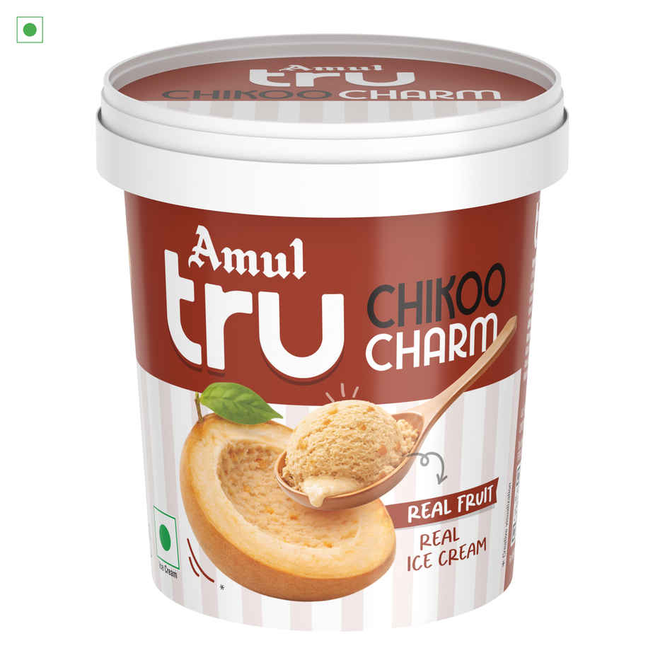 Amul Tru Chikoo Charm Ice Cream Cup