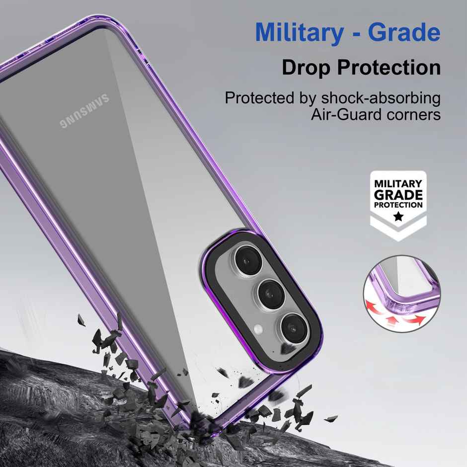 Zapcase Back Cover for Samsung Galaxy A14 5G | Space-Purple