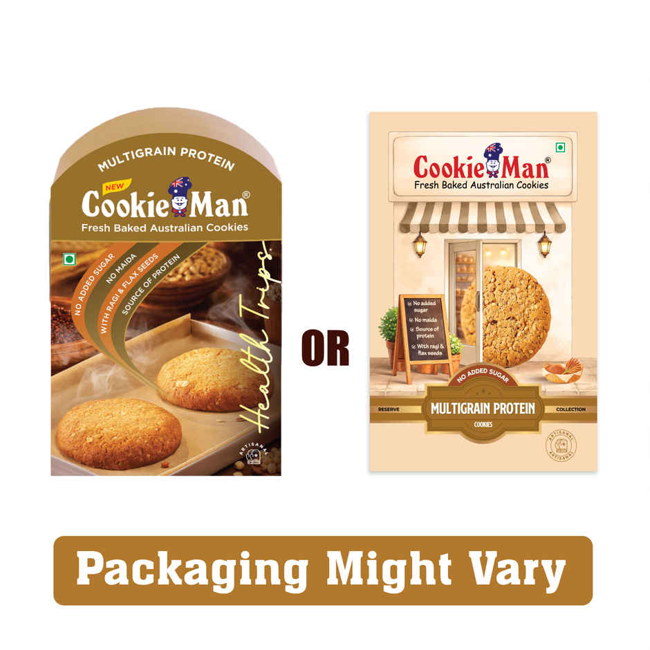 CookieMan Premium Multigrain Protein Cookies Biscuits