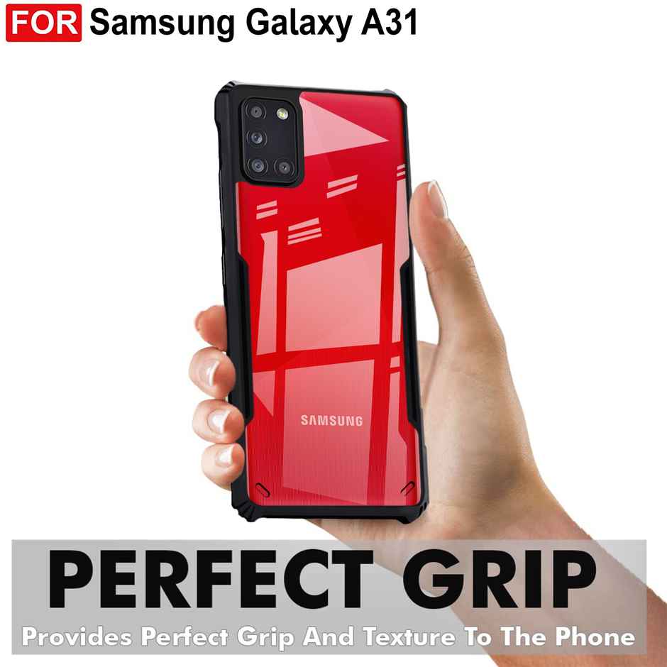 Zapcase Back Cover for Samsung Galaxy A31 | Matte-Black