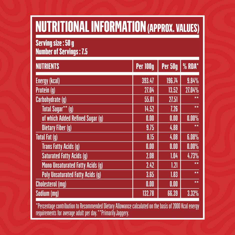 DOCTOR'S Choice Oats, 27g Pure Protein, Jaggery Sweetened, No Additives & No Sugar Pouch