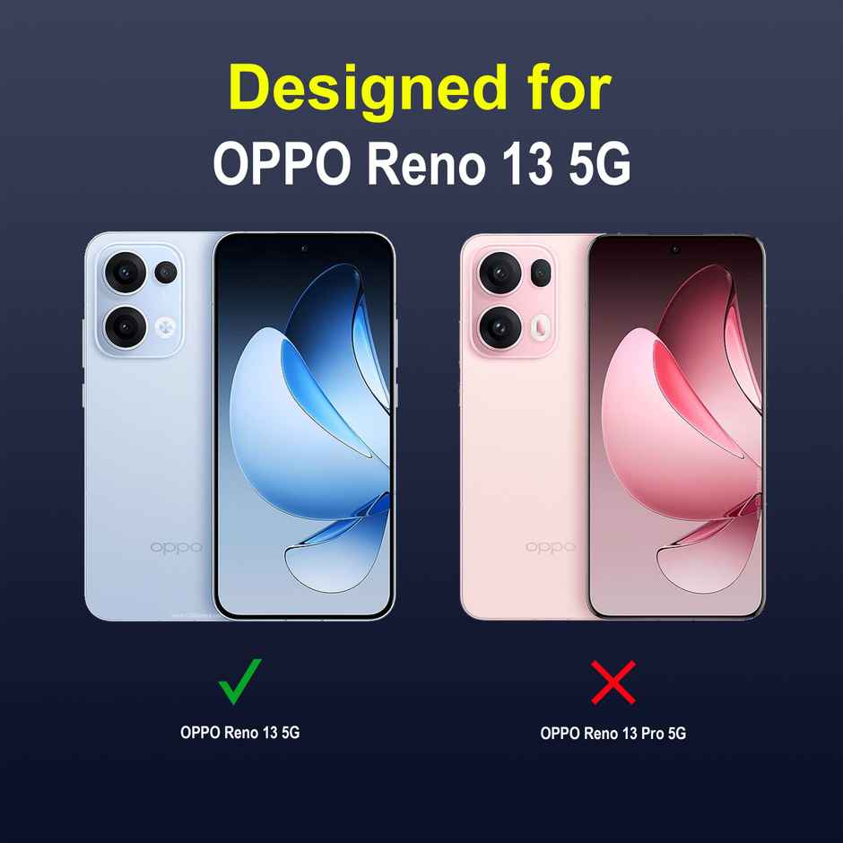 Zapcase Back Cover for OPPO Reno 13 5G | Magic-Sapphire