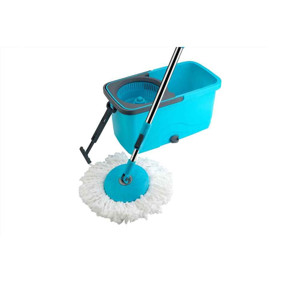 Proclean Prestige Bucket Mop | With Telescopic Rod - 19-22 mm | With 2 Microfiber Mop
