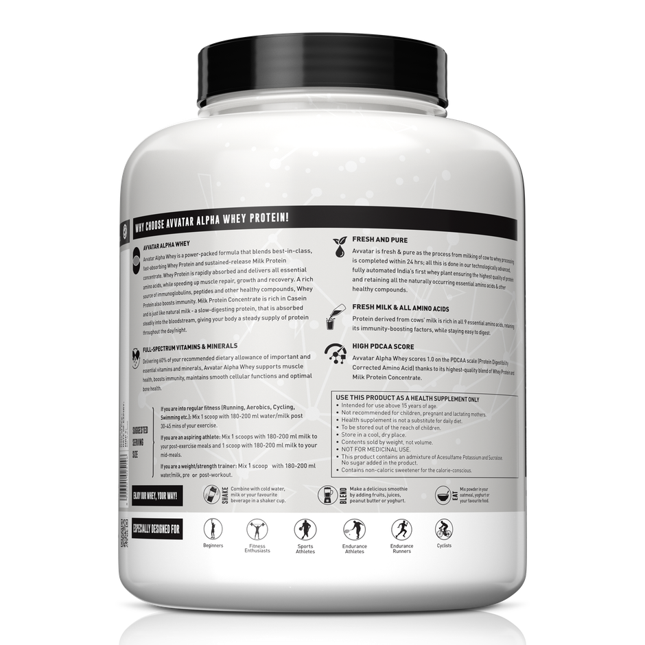 Avvatar Alpha Whey Belgian Chocolate