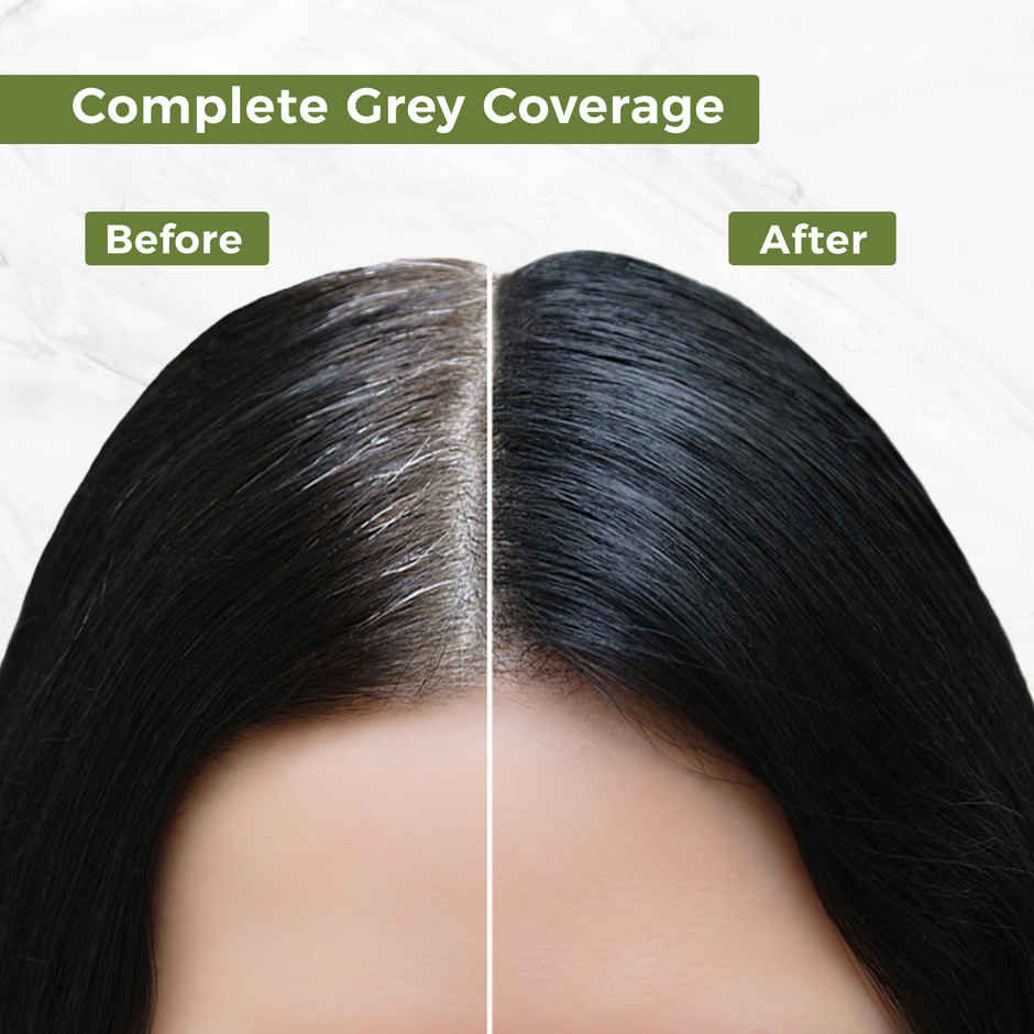 Indus Valley Gel Hair Colour for Women & Men Damage, Ammonia & PPD Free Hair Color | Black