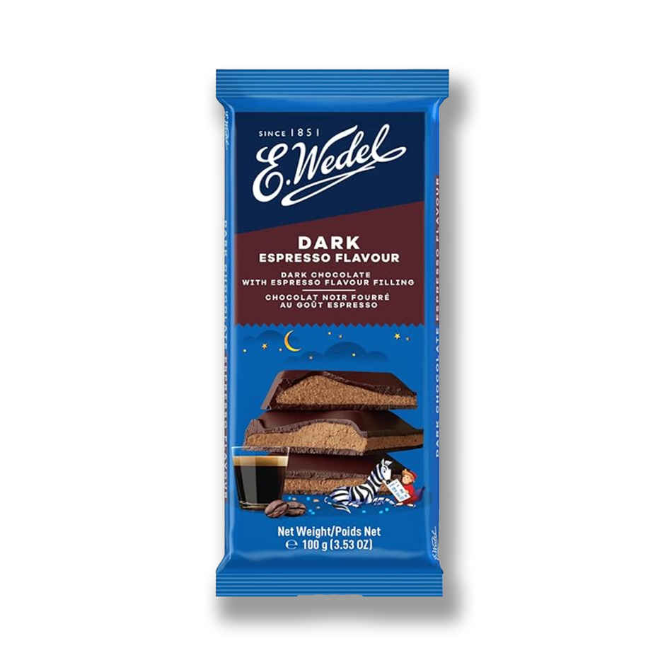 Wedel Dark Chocolate With Espresso Filling Bar