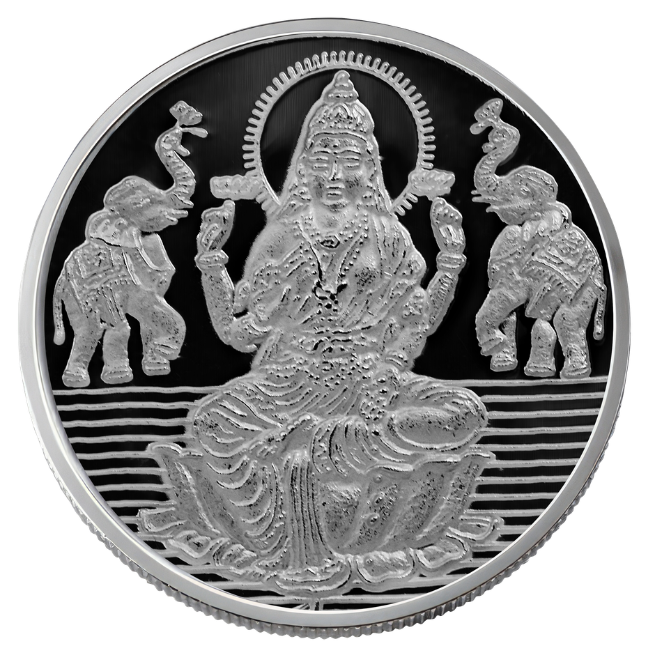 999 Pure Silver Coin | Lakshmi  Design | 10 g | Muthoot Exim
