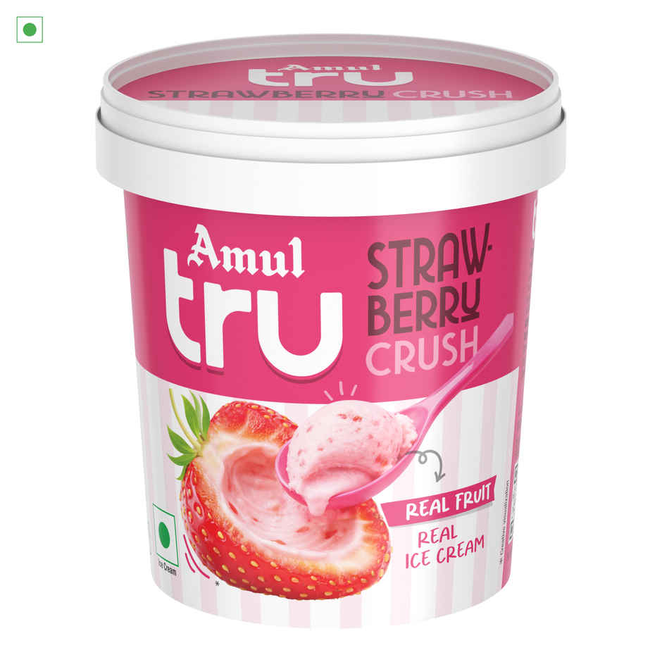 Amul Tru Strawberry Crush Ice Cream Cup