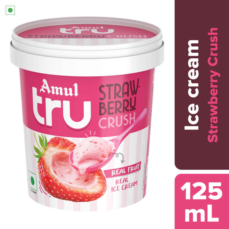Amul Tru Strawberry Crush Ice Cream Cup
