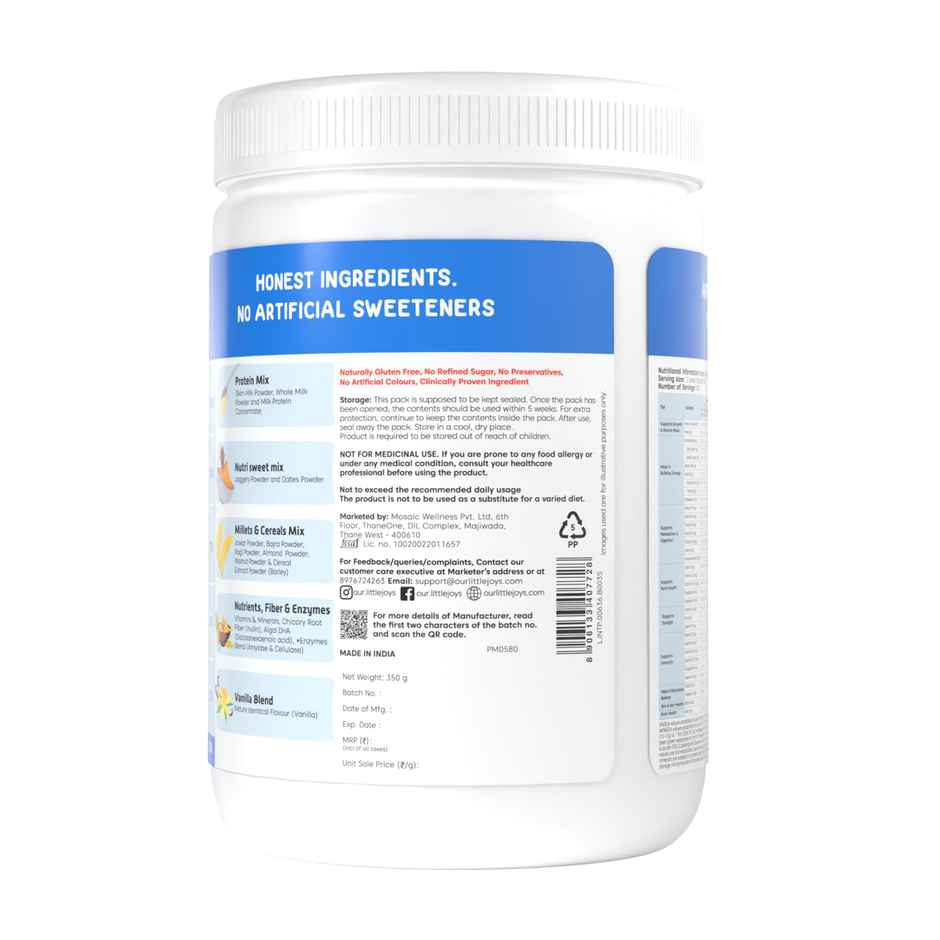 Little Joys Nutrimix For Kids 7-12 Years | Vanilla Flavour