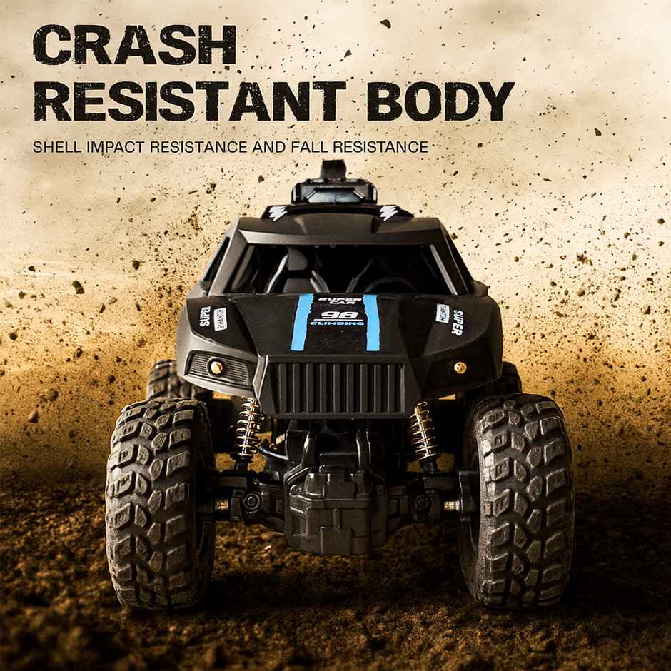 Kidsmate Remote Control Rock Climber Monster Car for Kids | Black