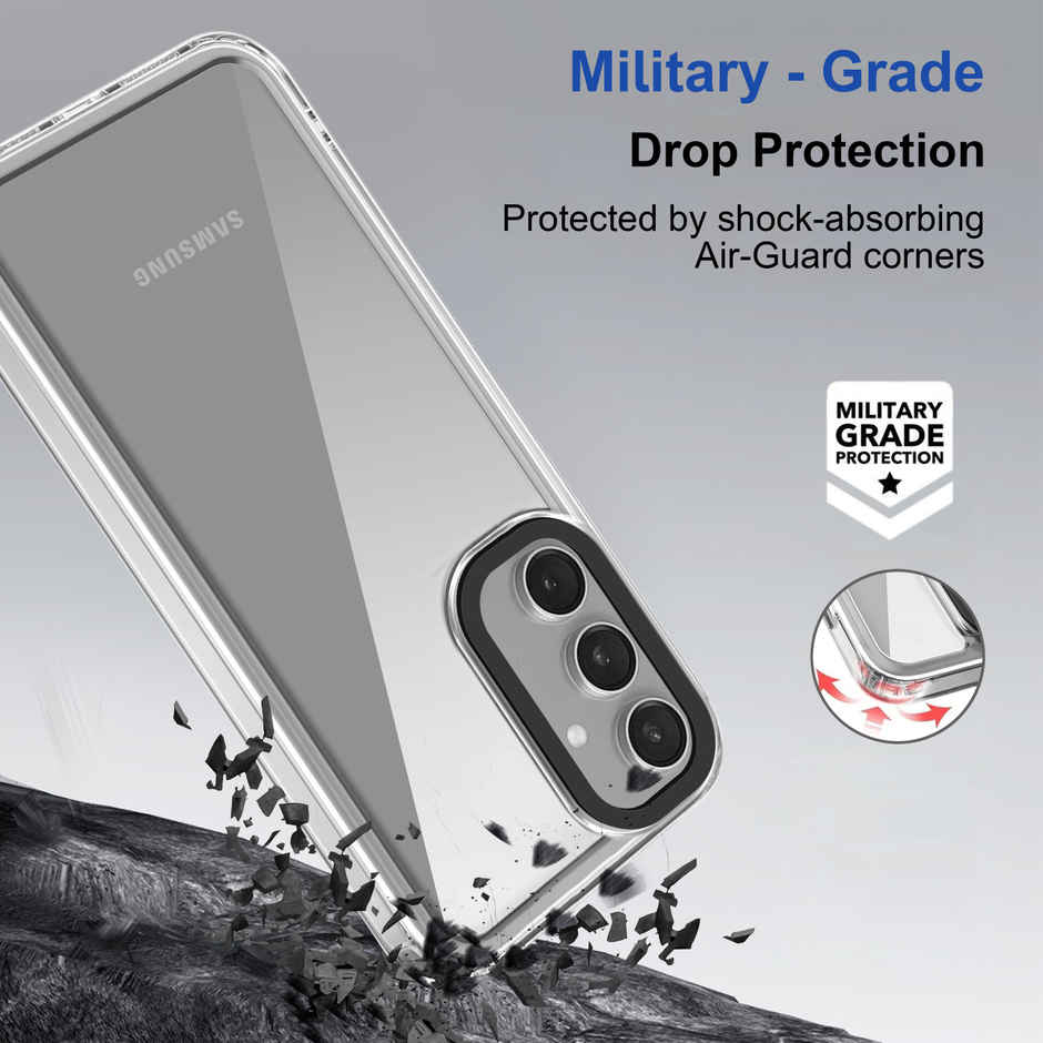 Zapcase Back Cover For Samsung Galaxy A14 5G (Space-Clear)