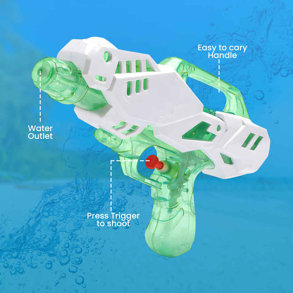 100 ml Water Gun for Kids | Trigger Action Holi Pichkari | Pottle