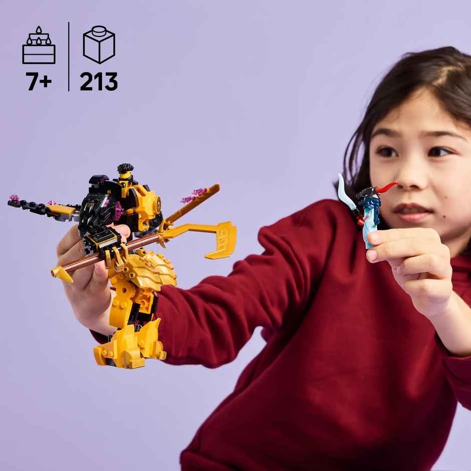 LEGO NINJAGO Arins Spinjitzu Battle Mech Toy Set 71839