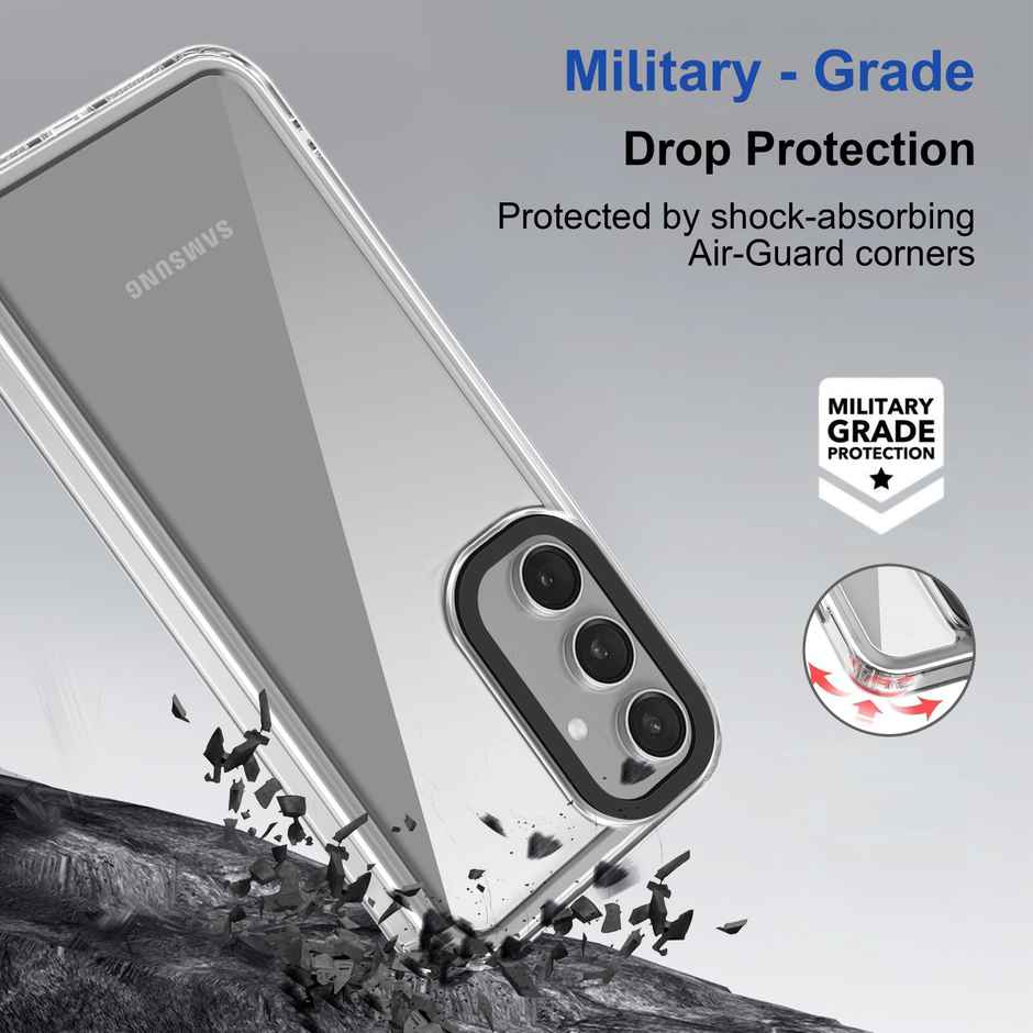 Zapcase Back Cover for Samsung Galaxy S24 Plus 5G | Space-Clear