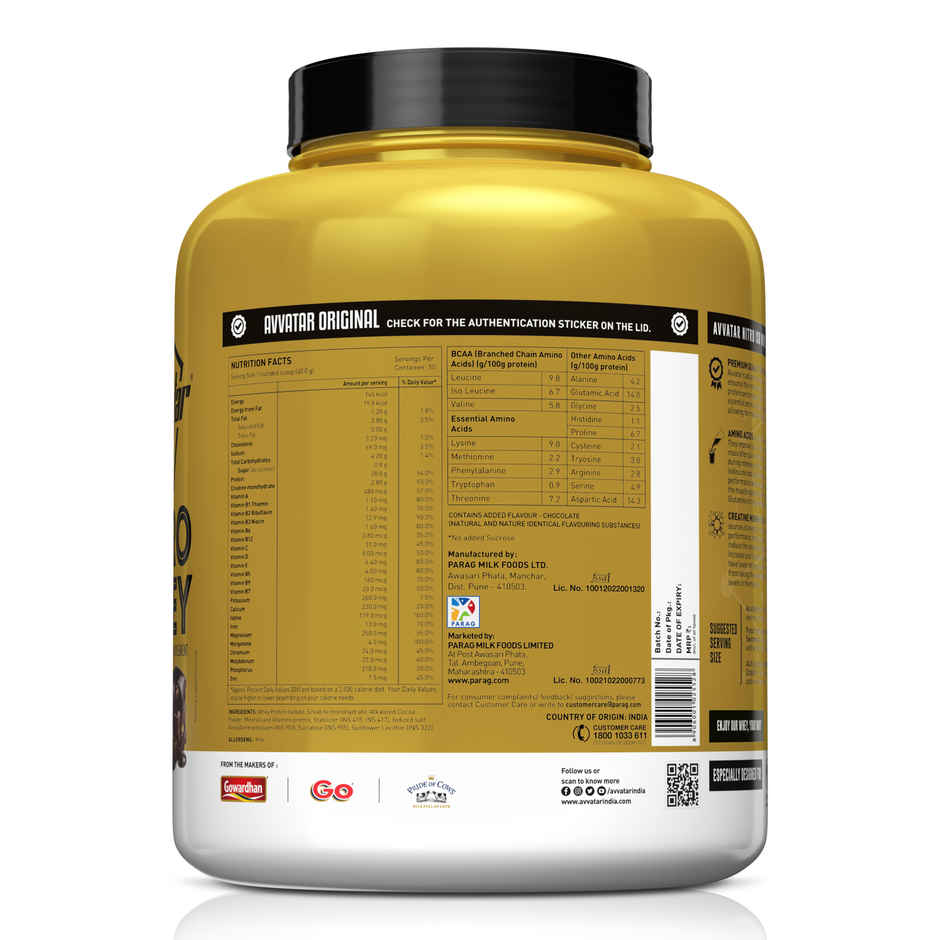 Avvatar Nitro Iso Whey Belgian Chocolate