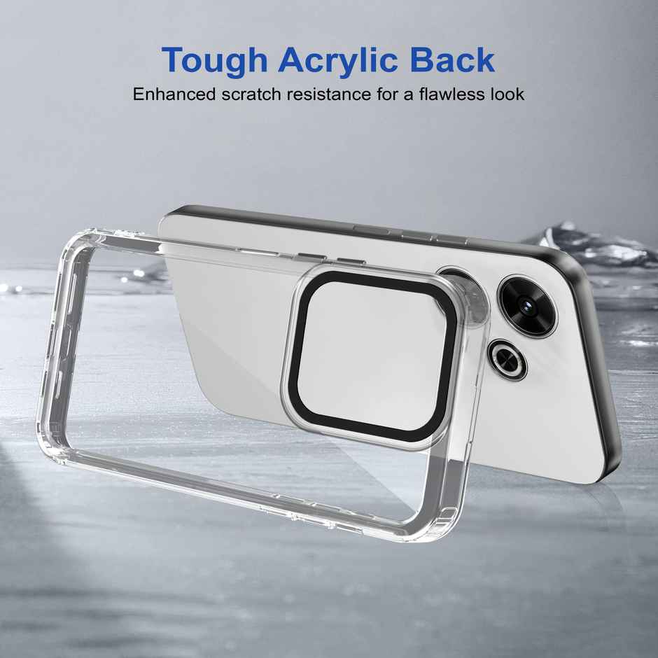 Zapcase Back Cover for Mi Redmi 13 5G | Space-Clear