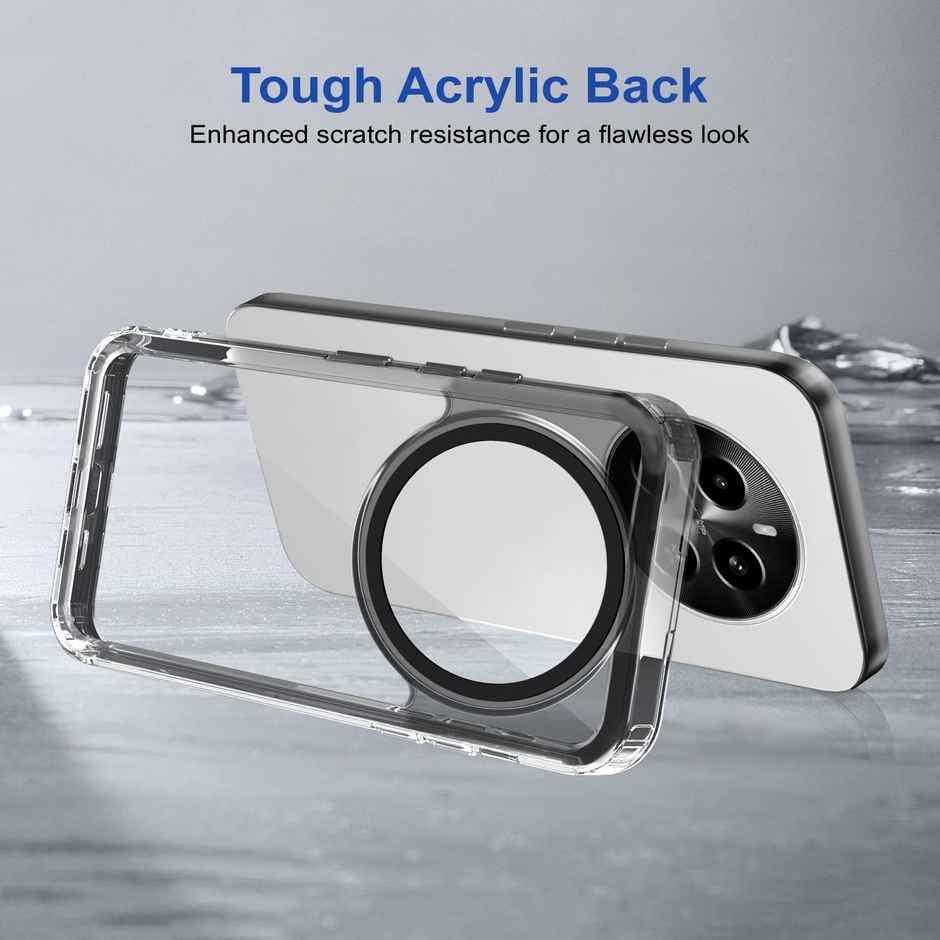 Zapcase Back Cover for Realme P1 5G | Space-Black