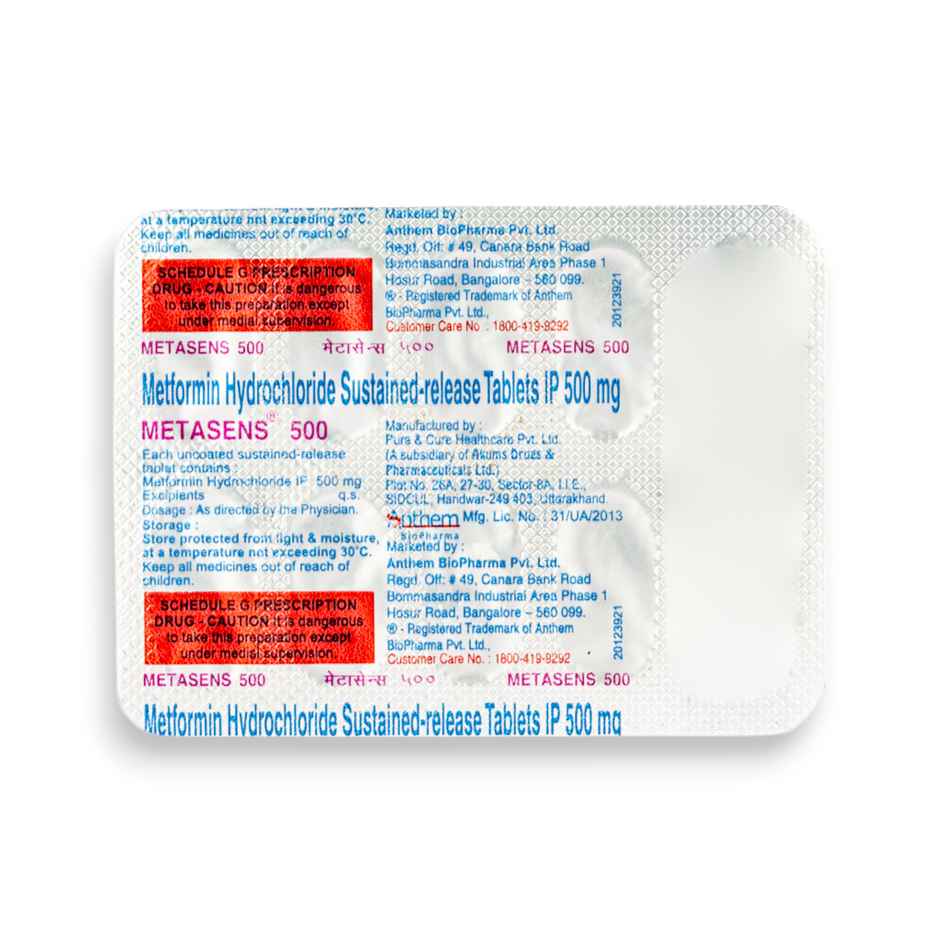 Metasens 500 Tablet SR
